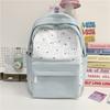 School Bag, High Value, Fresh and Cute Printed Backpack, Casual and Simple for Junior High School Students, Light and Versatile for Commuting