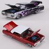 FineWorks 1:64 Chevrolet Impala Hardcover edition Open Full Door Alloy Model Car