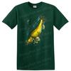 Fish Jumping In Water T Shirt Fishing Lover Graphic Tee Art Print Design