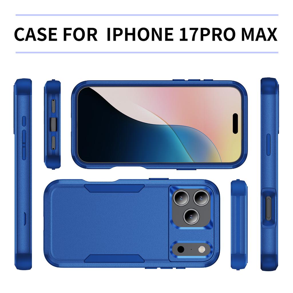 For iPhone 17 Pro Max Case 3 in 1 Shockproof TPU PC Phone Cover