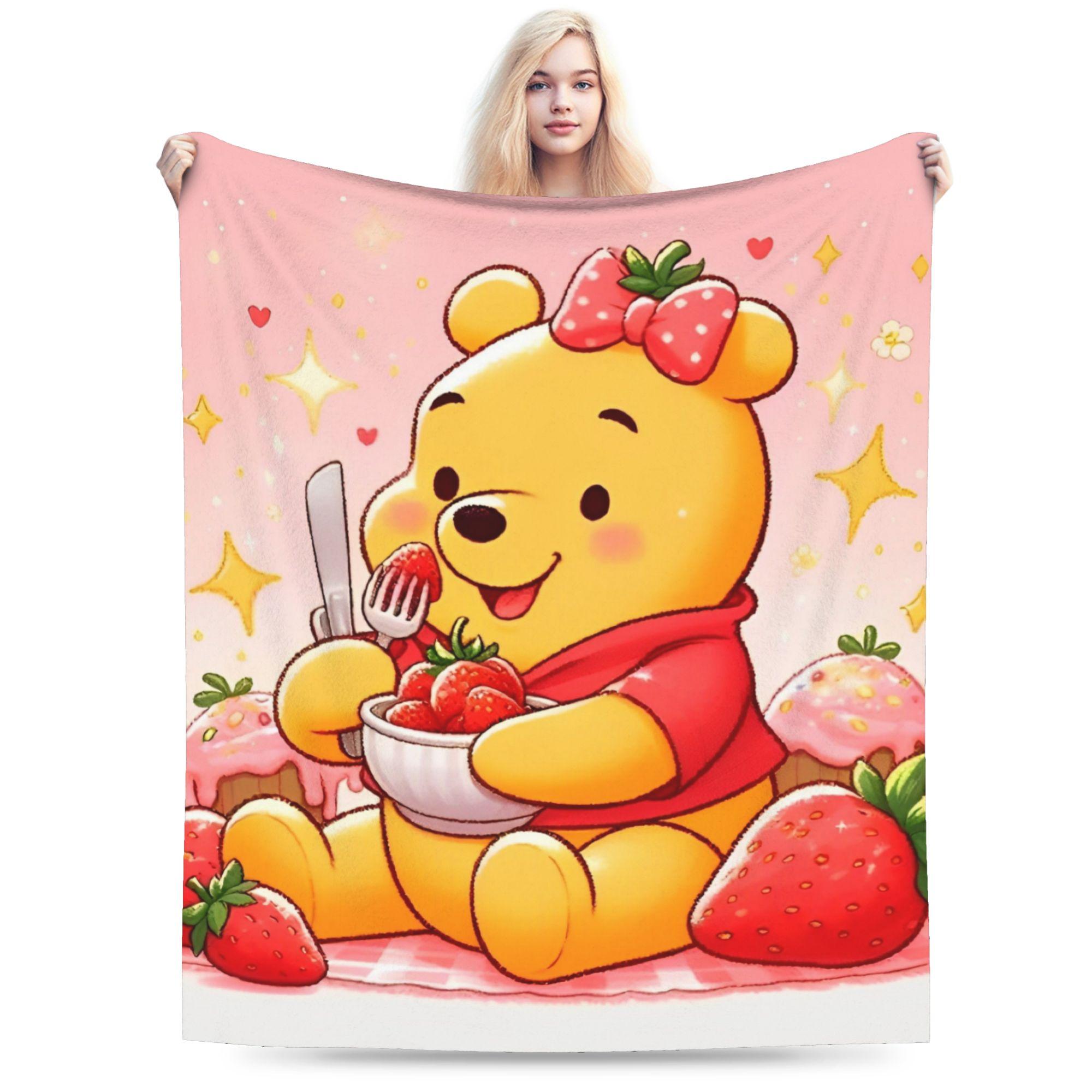 

Winnie-the-Pooh Eeyore Blankets Fleece Summer Air Conditioning Cartoon Lightweight Thin Throw Blankets for Home Car Rug Piece 200x150cm 80x60in