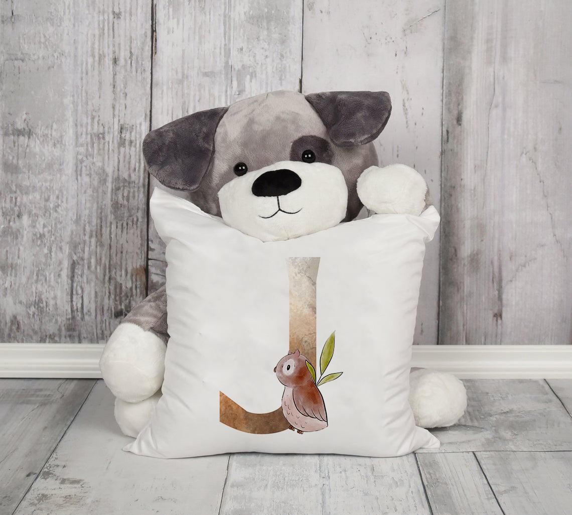 

Подушка для сиденья с рисунком жирафа, лисы, кролика и животных, белая, 45x45 см, декоративная наволочка для дивана, детская комната 450mm*450mm