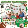 Rugby Party Decoration Supplies  Fan Party Set Decoration Banner Insertion
