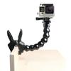 Action Camera Fixing Clamp With Multiple Section Flexible Arm For Camera Capturing Wide Ranging Perspective
