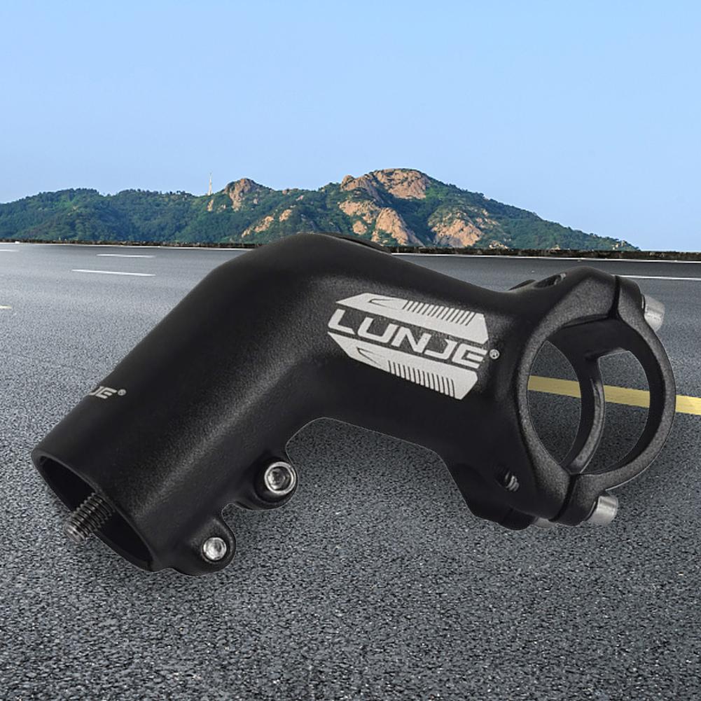Bicycle Handlebar Stem 35 Degree Handlebar Stem Riser Aluminum Alloy Easy Installation Mountain Bicycle Accessories