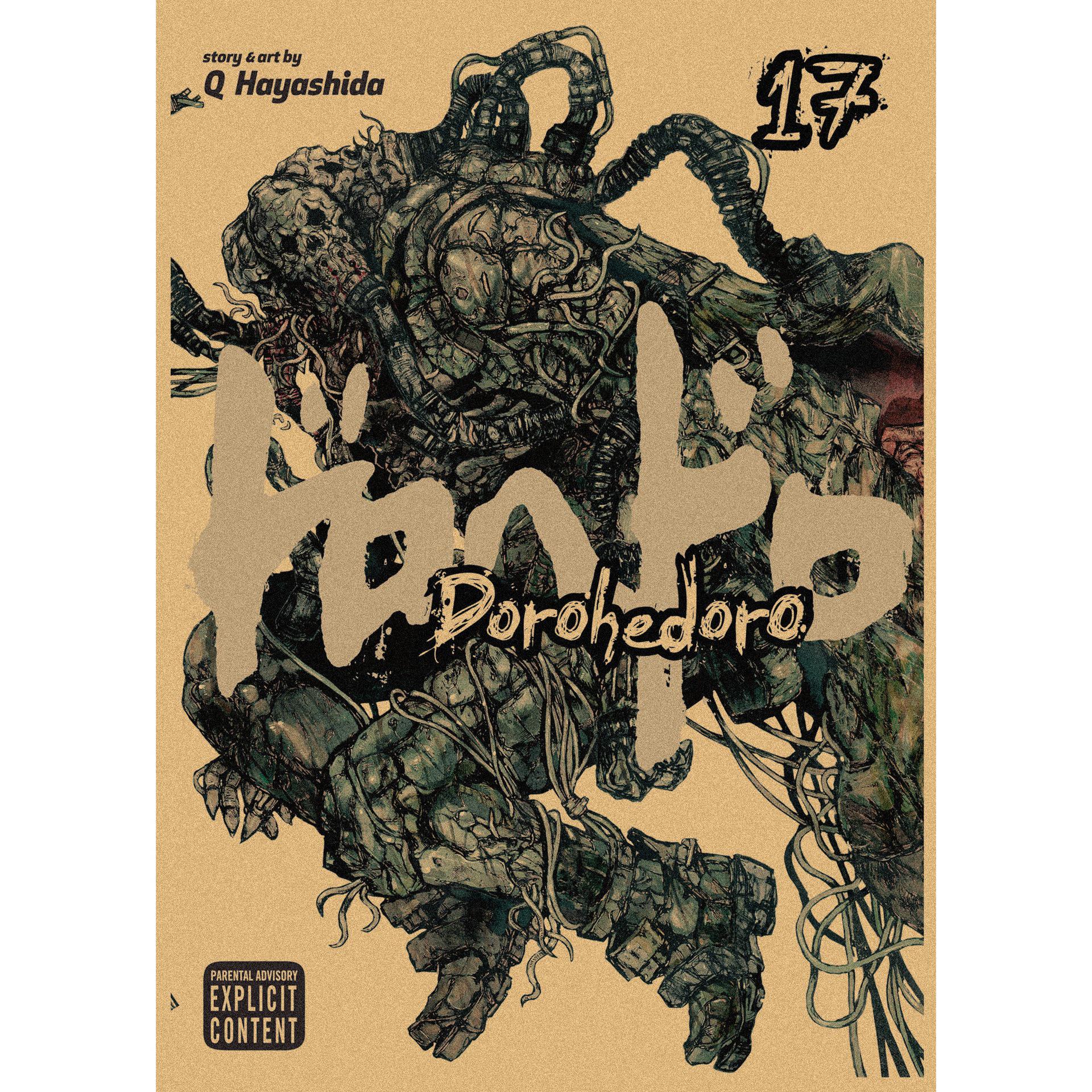 Kyu Hayashida Demon City Retro Poster - Japanese Anime Wall Decor 29.7X42cm (A3 size)