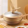Set Wok Ceramic Antiaderent cu Aburitor, 32cm