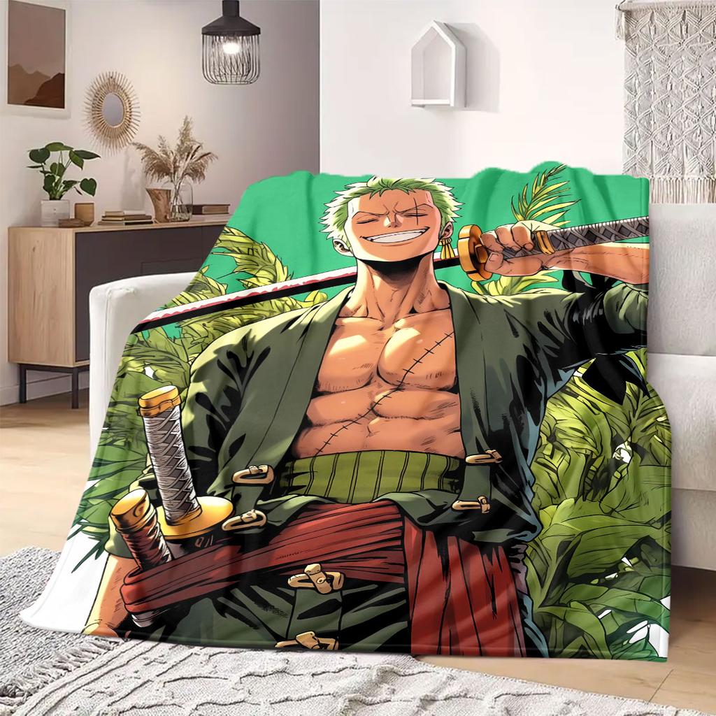 OnePiece anime Flannel Blanket Warm,Comfortable,Suitable for Bedrooms,Sofas,Beds,Chairs,Picnics,Travel