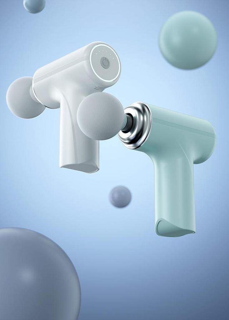 Customizable Mini Fascia Gun Massager: Multi-Head for Muscle Relaxation & Neck Care