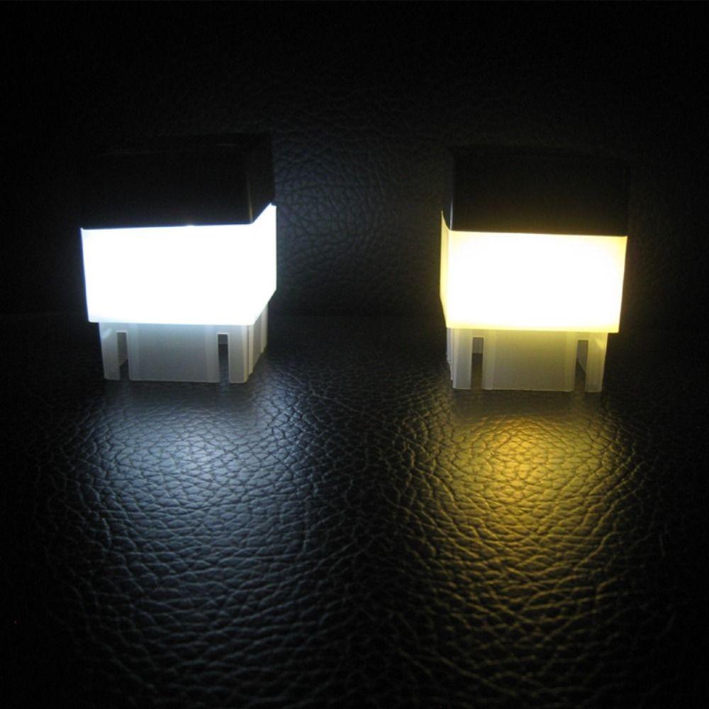 White/Warm Light LED Solar Light Waterproof Fence Post Pool Garden Lamp  Garden Decoration