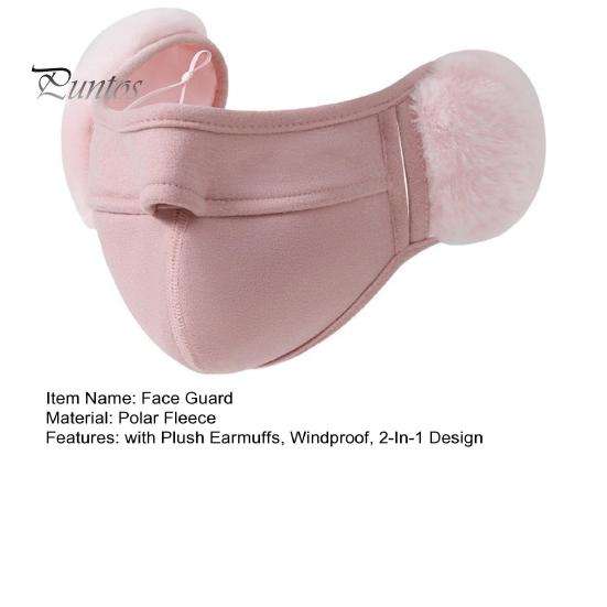 Cyklistický chránič obličeje s plyšovými chrániči sluchu Větruodolný Teplý podzim Zima Chladné počasí Venkovní sníh Lyžování Jízda na motorce Ochrana sluchu 2 v 1 Ochrana obličeje