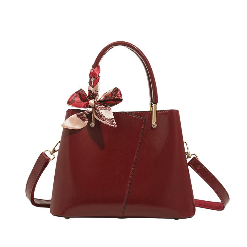 Soft Leather Mother Bag 2025 Summer New Atmospheric Wedding Bag Middle-aged Mother Birthday Gift Handbag