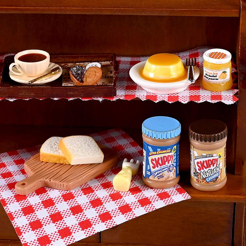 

10 шт. Каваи Мини Симуляция Кукольный домик Шоколадный соус Джем Миниатюры Кухонный аксессуар Сделай сам Смола Ремесло Украшение