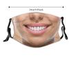 Personality Funny Printed Mask Facial Expression Party Cosplay Mask  Winter Outdoor