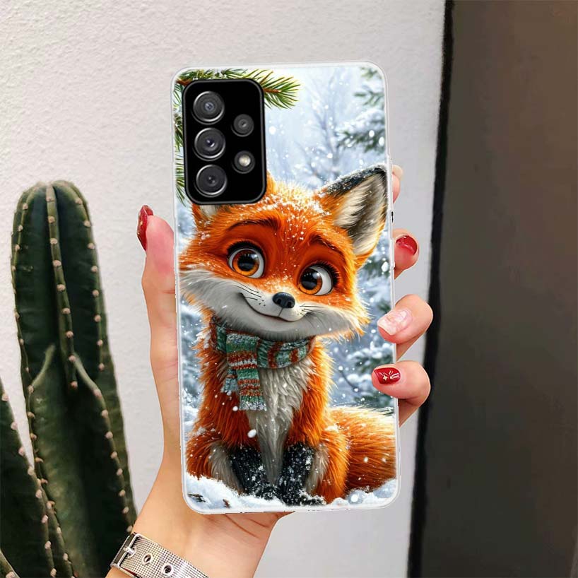 Animal Fox For Samsung Galaxy A16 A15 A14 A13 A56 A55 A54 A53 Phone Case A36 A35 A34 A33 A26 A25 A24 A23 A05S A04S A03S A15 A14