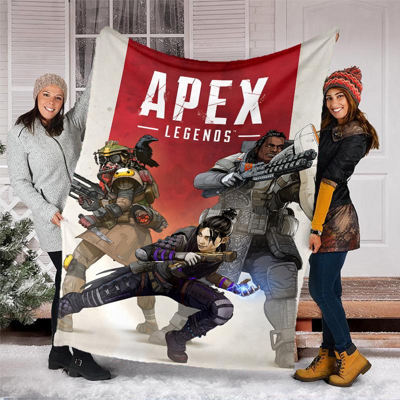 1pc Apex Theme Blanket - Digital Print, Polyester, Cozy for All Seasons, Perfect for Outdoor, and Travel
