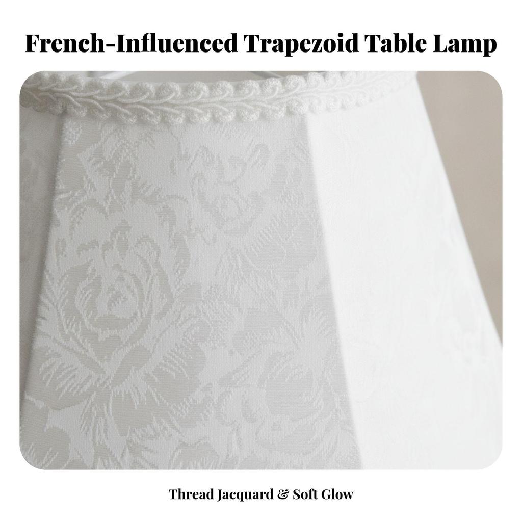 White Cloth Lampshade with Fringe Vintage for Dining Area