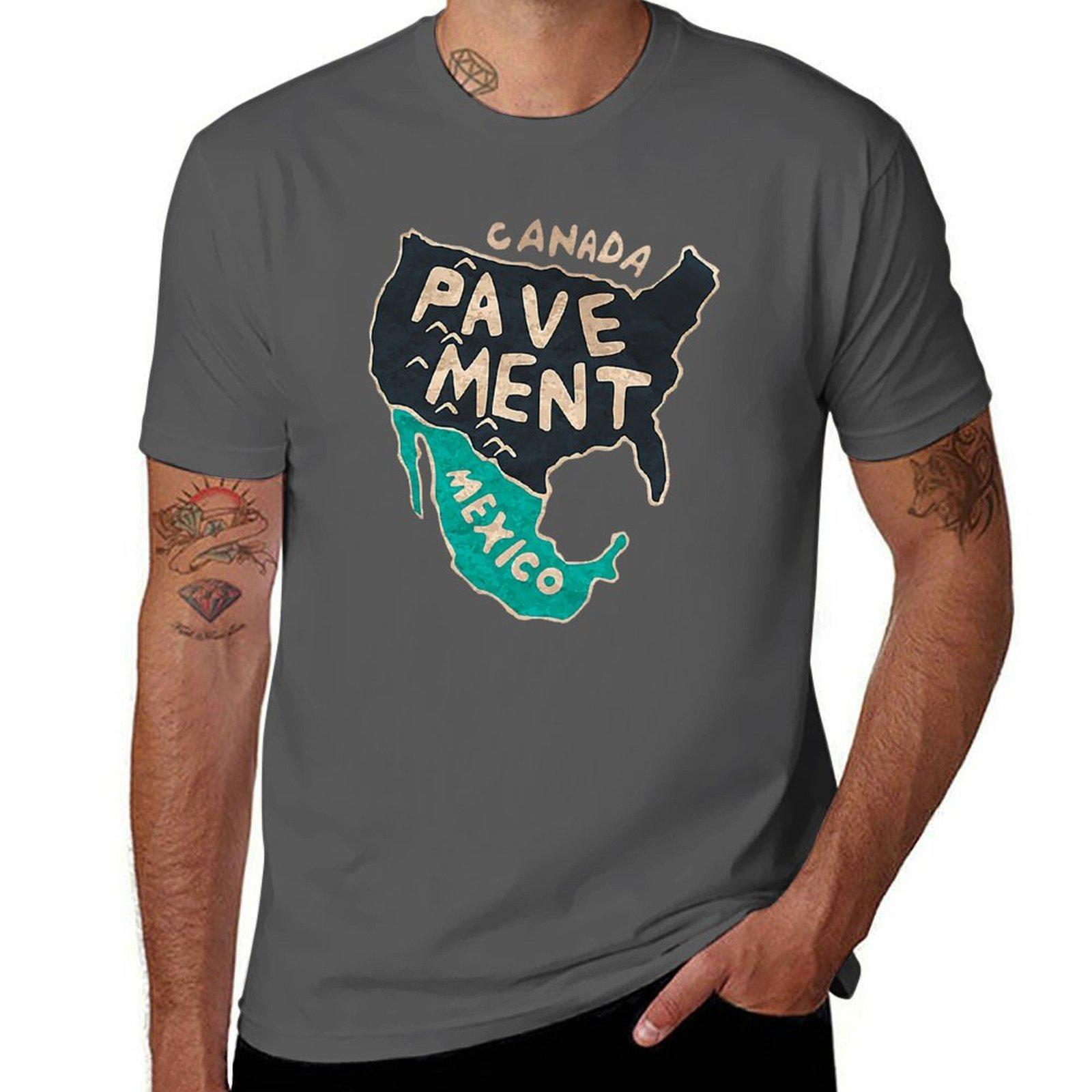 

Pavement T-Shirt t shirts for man cotton soft anime t shirts for man T-Shirt 4XL