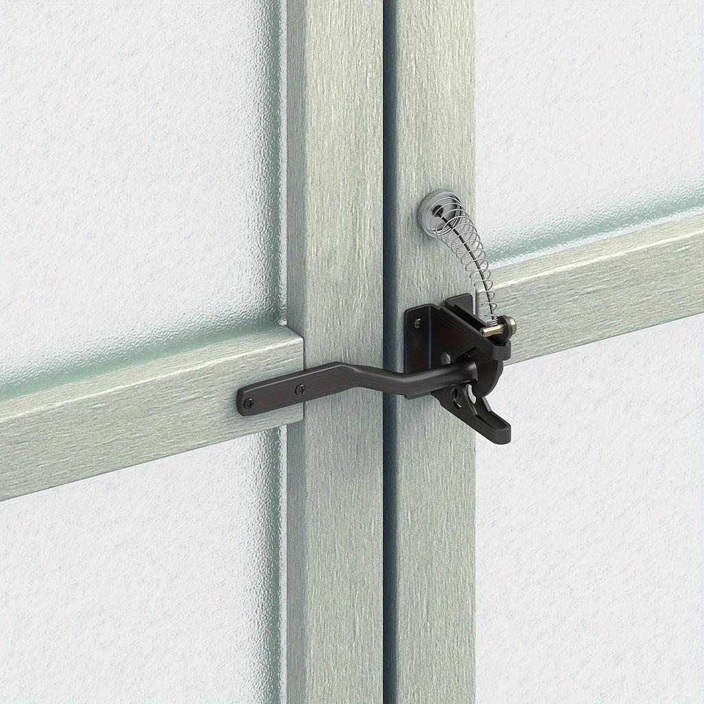 Chiusura per Cancello Chiusura completa per cancello da esterno per Cancelli in Legno Funziona da/su Entrambi i Lati della Recinzione Brevettata Funzionamento Bi-laterale