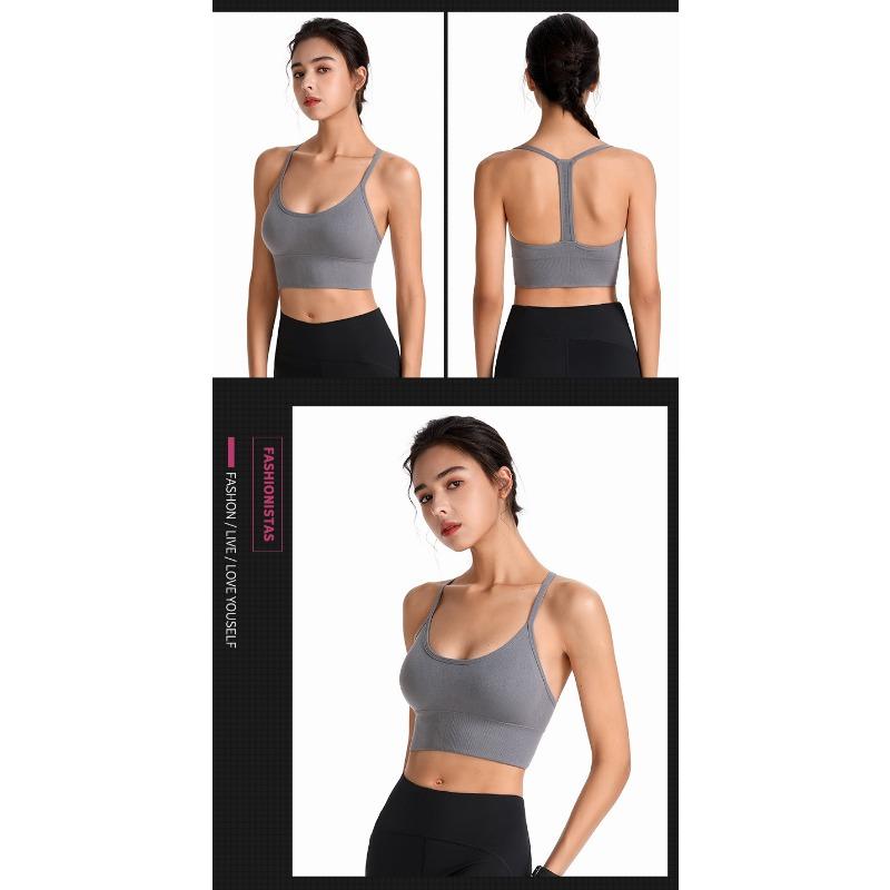 Wireless Yoga Sports Bra Shock Absorbing Fitness Underwear For Women Plus Size