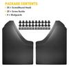 4X Black Universal Splash Guards Mud Flaps for Ford F150 F250 Car Pickup Truck V