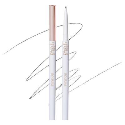 Ecmal Live Lápis Micro para Sobrancelhas 0,03g, M00 Preto Acinzentado, 1 peça