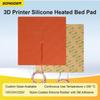 Flexible Silicone Heater Pad 220V for 3D Printer Bed Custom Silicone Heating Sheet with Adjustable Temperature and Uniform Heat