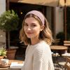 Trendy Wide Headband For Women Gentle Elegant Suede Headband Girls Daily Hair Accessory Minimalist Headwear Hair Decor Band
