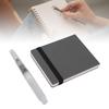 Blank Sketch Book 26 Pages Hardcover for Drawing Writing Travel Small Portable   Journal Diary Notebook 200gsm Thick Paper with Pen Black