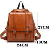 This Backpack Is A Fashionable and Versatile Lady's Bag with A Retro School and British Style