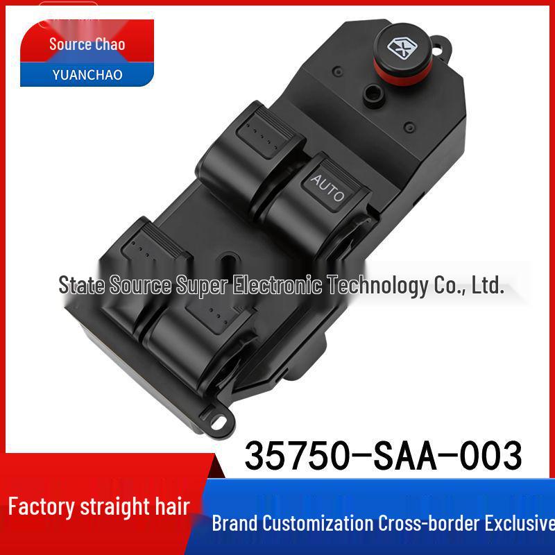 Honda Fit/CR-V Power Window Switch 35750-SAA-003 for Right-Hand Drive Models
