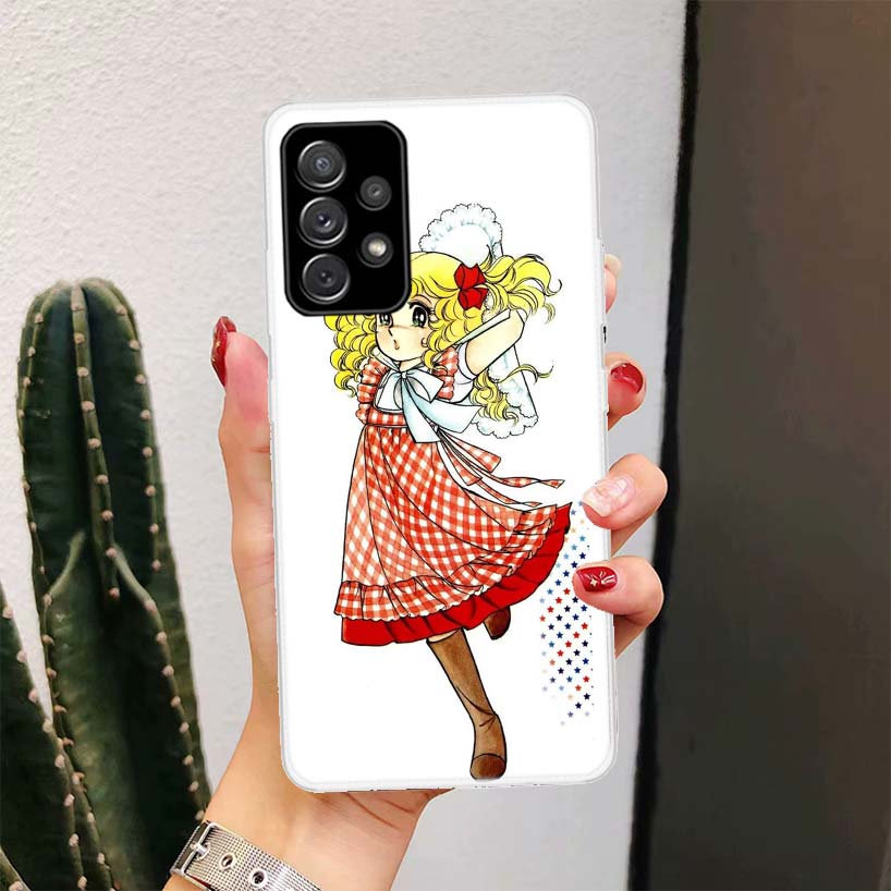 Anime Candy For Samsung Galaxy A15 A14 A13 A12 A55 A54 A53 A52 Phone Case A32 A35 A34 A33 A25 A24 A23 A22 A04S A03S A02S