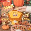 Baby Three Mini Animal World Series Vinyl Plush Blind Box Stuffed Doll Keychain Backpack Charm Charm Trendy Toy Ornament Presents