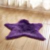 Machine Washable Modern Faux Fur Rug - Dirt-Resistant Living Room/Bedroom Mat