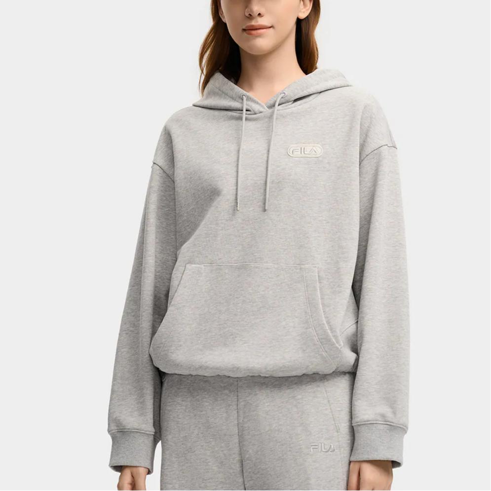 Fila Αρχικό Μόδα Κλασικό Ρετρό Απλό Casual Μαλακό Άνετο Φαρδύ Φούτερ Γυναικεία φούτερ F11W549206FMG