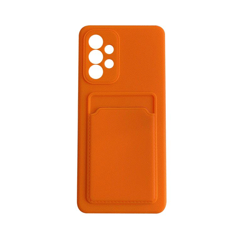 Applicable To SAMS25ultra Card Slot Integrated Mobile Phone Case Samsung S23fe Card Bag Contrasting Color All-inclusive Protective Case