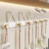 Lilang Wall-Mounted Double-Row Iron Storage Hook