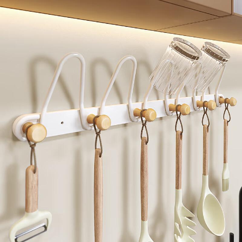 Lilang Wall-Mounted Double-Row Iron Storage Hook
