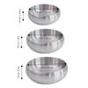 Double-Layer Korean Stainless Steel Rice Bowl Heat Insulated Kimchi Bowl Soup Bowls  Children