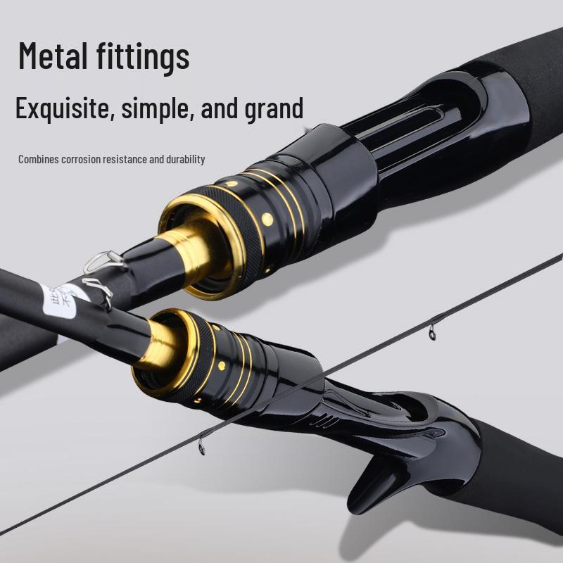 Ultra-Light Ultra-Hard Portable Sea Fishing Rod for Long-Casting Black Fish Lure