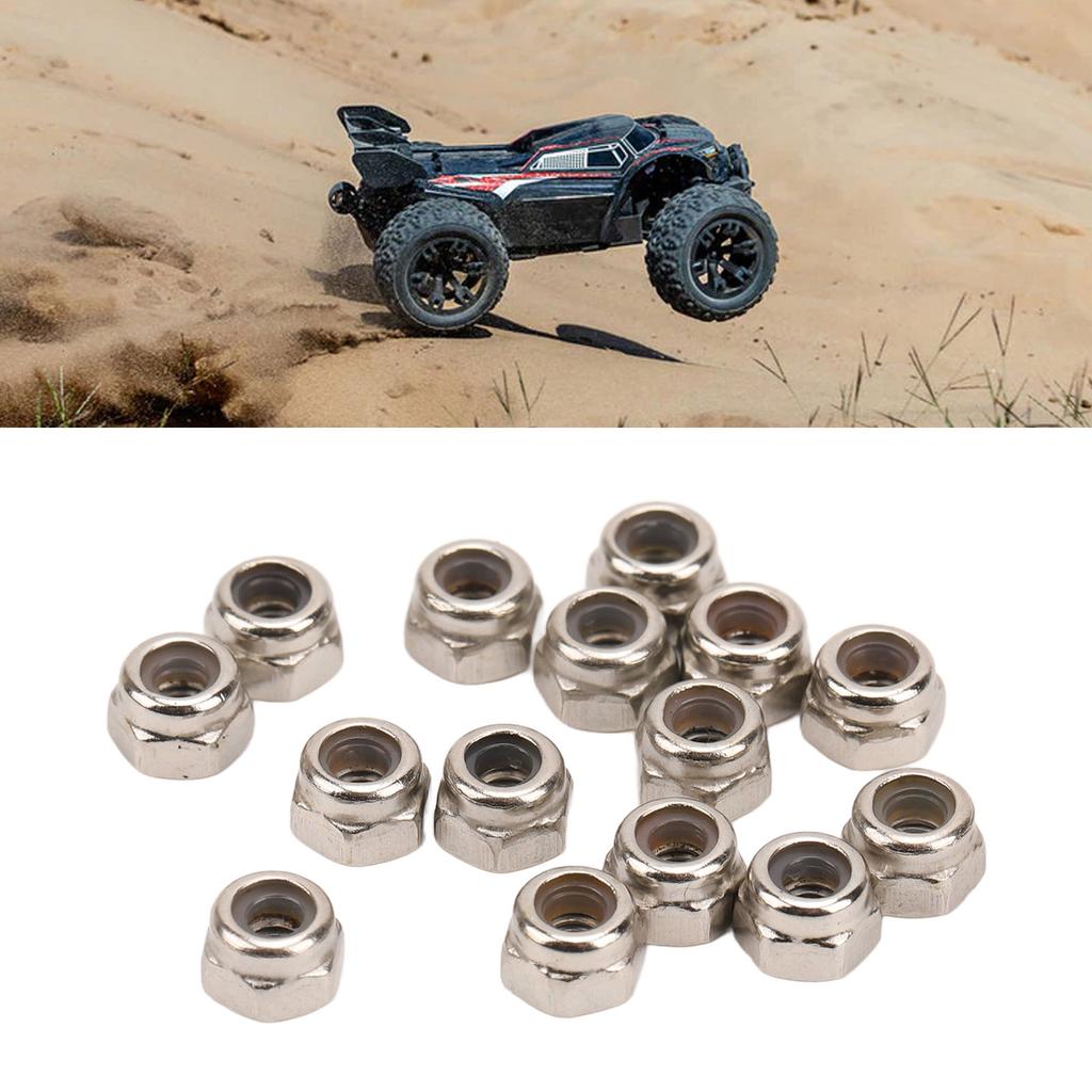 40Pcs RC Wheel Lock Nut Iron M2.5 Hex Accessory Set Kit for 1Celsius18 Climbing Car