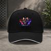 Cute Baby Bat Parent Graphic Baseball Cap Adjustable Outdoor Curved Brim Dad Hat for Unisex