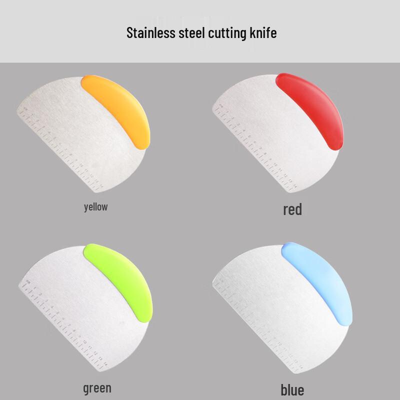 

ZISIZ Stainless Steel Dough Scraper & Cutter
