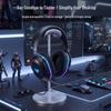 Aluminum Alloy Metal Headphone Stand: Creative E-sports Display Rack, No-Drill