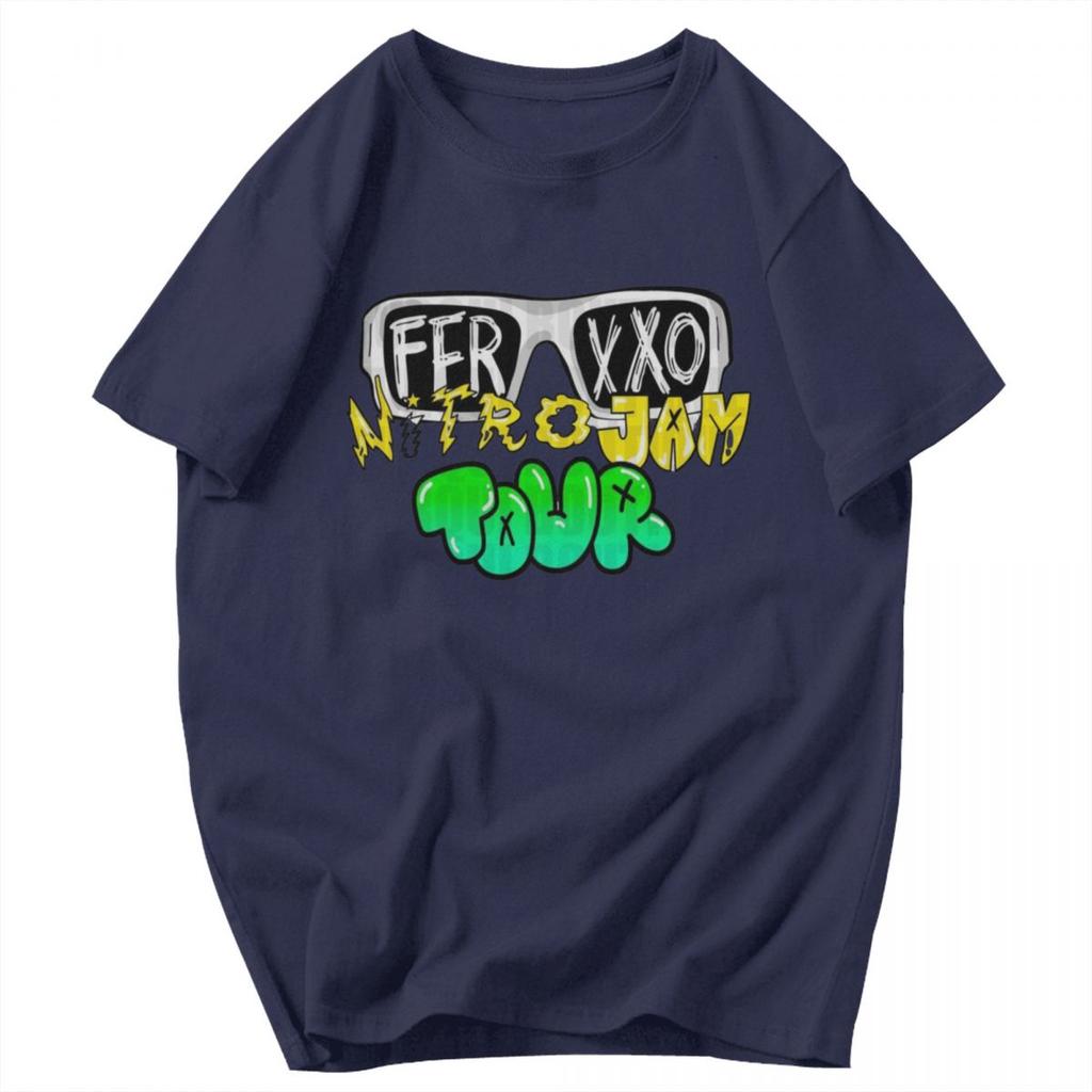 Men T Shirt Ferxxocalipsis Tour Feid Ferxxo 2025 Trendy Gifts Y2K Graphic Oneck Unisex Clothing T Shirts