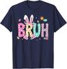 Bruh Meme Easter Day Funny Bunny Eggs Unisex T-Shirt