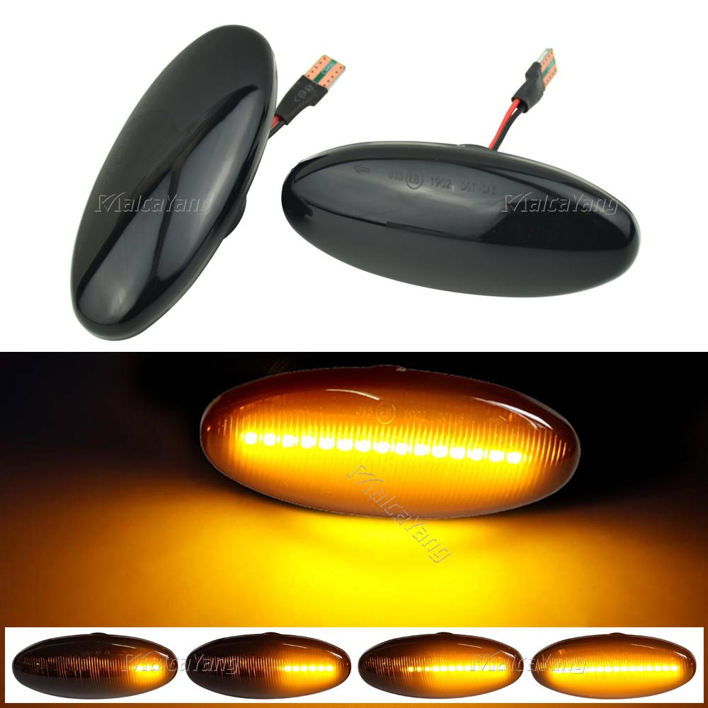 LED Dynamic Fender Side Marker Turn Signal Light for Nissan NV200 NV400 NP300 Leaf Micra Cube Note Dualis March Tiida X-T