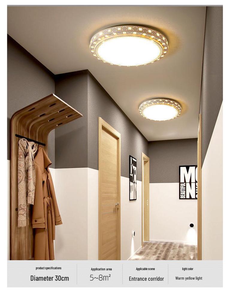 Modern Round LED Ceiling Light for Living Room, Dining Room, Bedroom, and Study