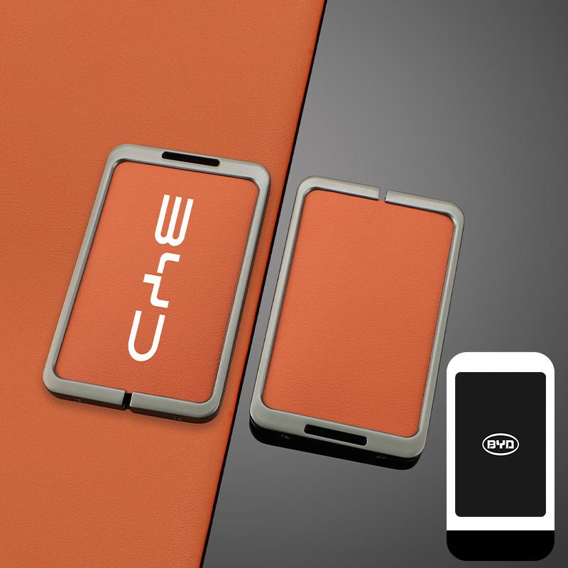 Car Smart NFC Card Key Case Cover Key Bag Shell Holder Protector For BYD Seal u Yuan Up Atto 3 Seagull Han EV Dmi mini Dolphin