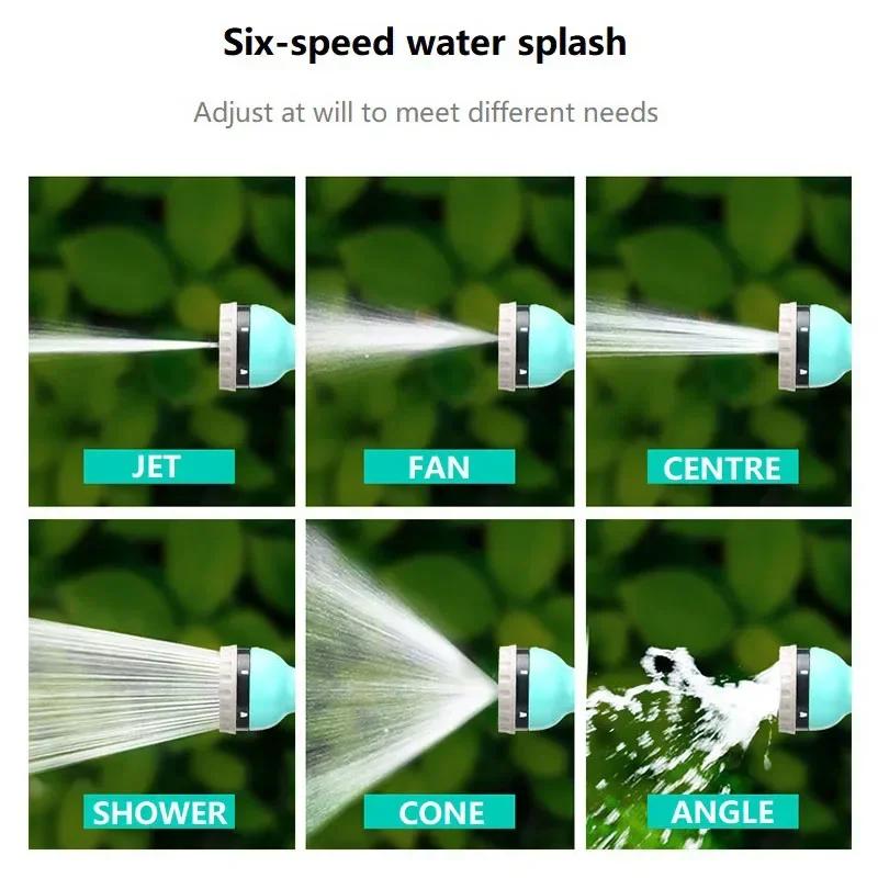 1 Stück Mini tragbares Hochdruck-Wasserschlauch-Set mit Aufbewahrungsständer, tragbar, geeignet für Gartenarbeit zu Hause, Autos und Bodenreinigung